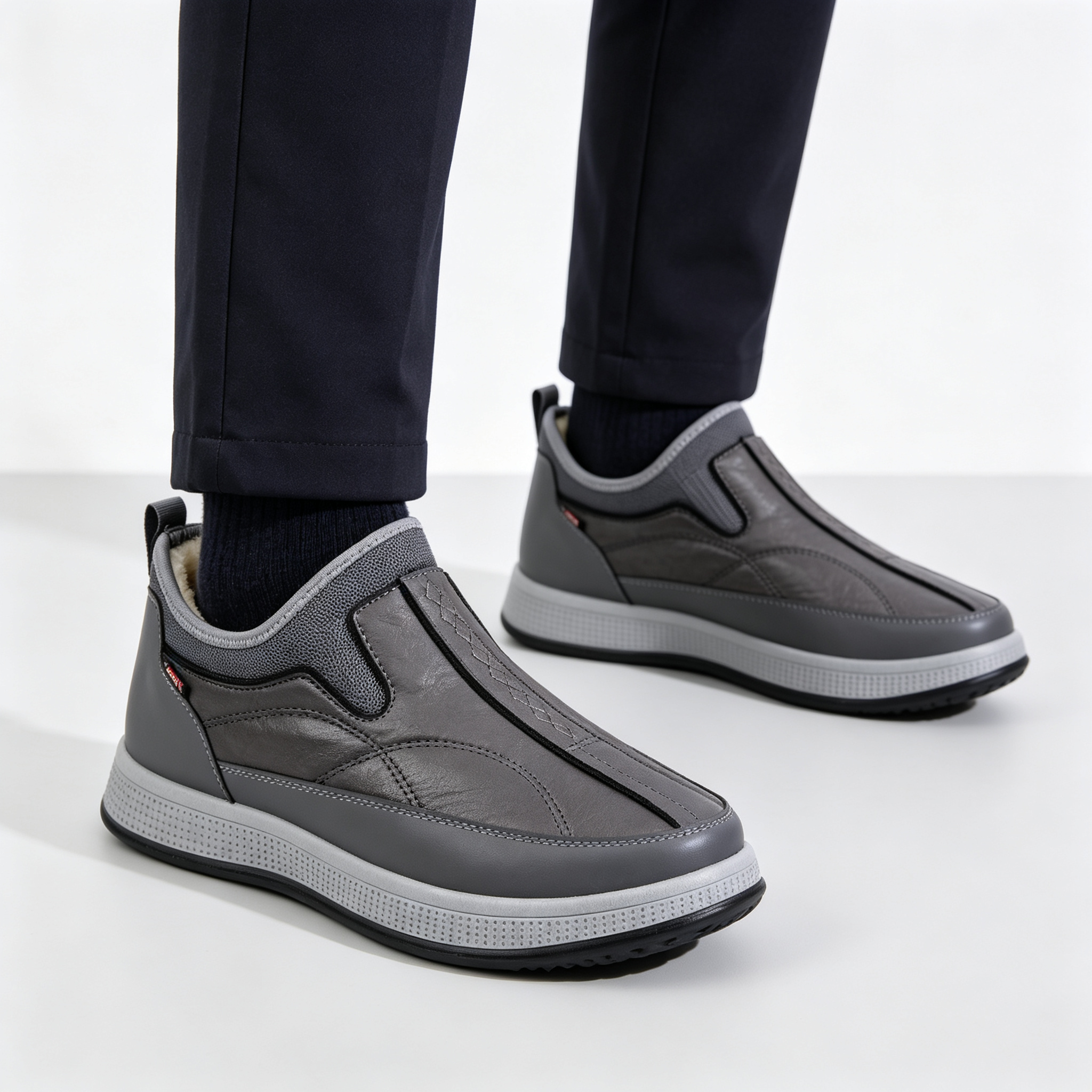 Water‑Resistant Leather Comfort Shoes for Outdoor & Indoor Wear