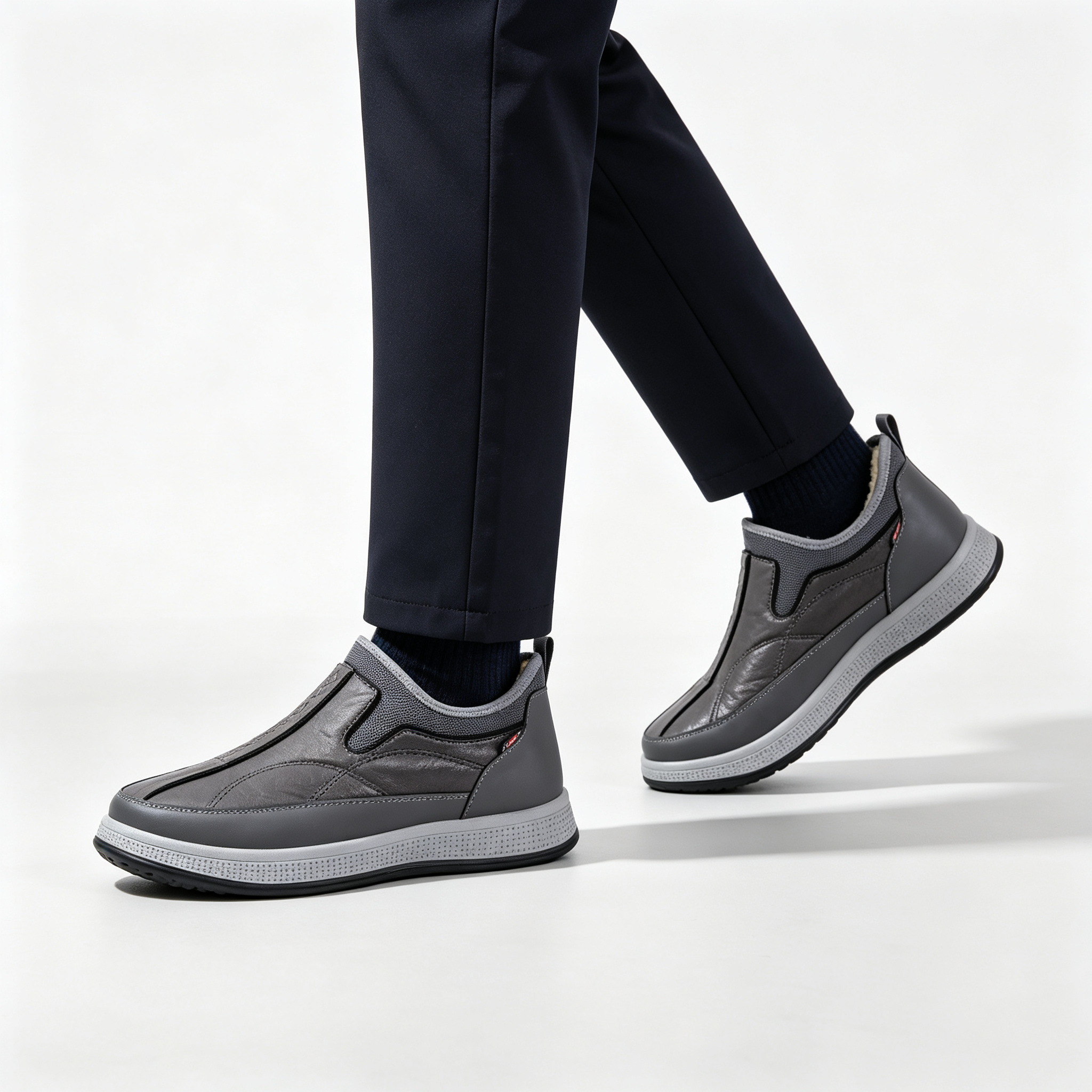 Water‑Resistant Leather Comfort Shoes for Outdoor & Indoor Wear