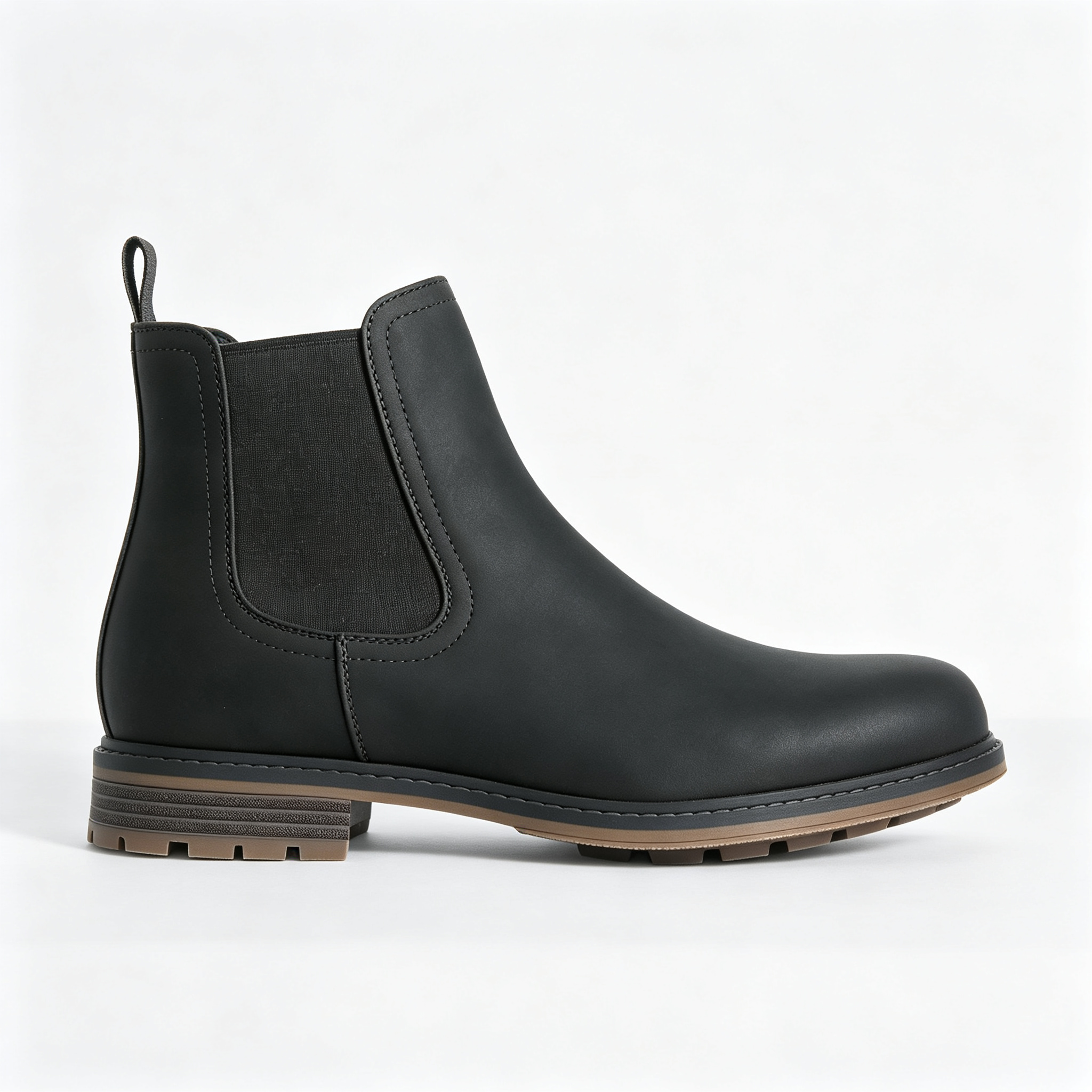 Men’s Classic Chelsea Boots, Stylish Slip-On Ankle Boots for Daily & Business Wear
