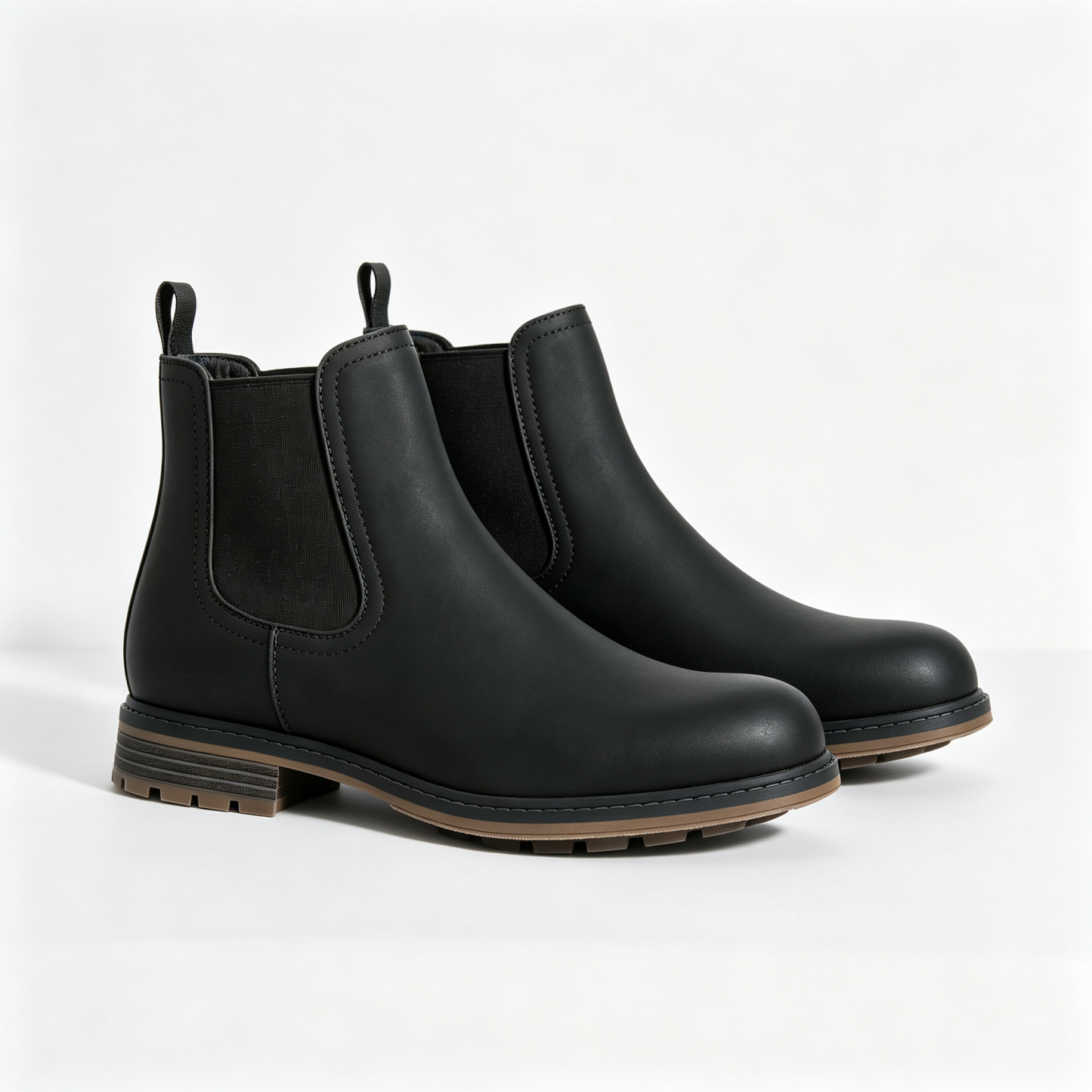 Men’s Classic Chelsea Boots, Stylish Slip-On Ankle Boots for Daily & Business Wear