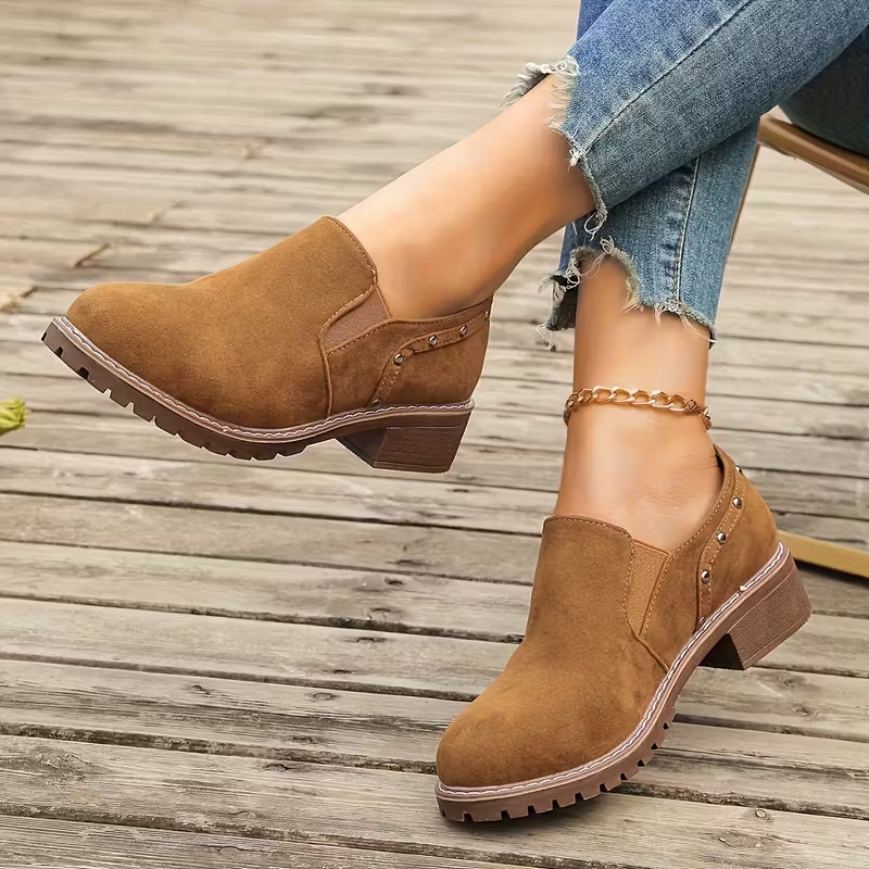 Women's All-Day Comfort Arch Support Cushioned Low Heels Shoes