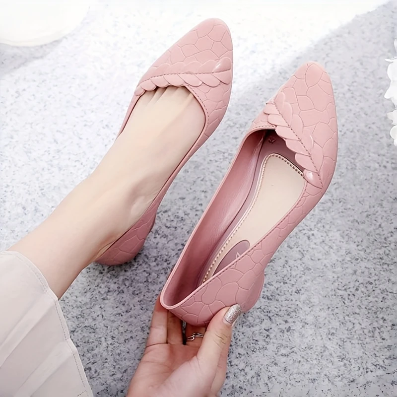 Elegant EVA Block Heel Flats for Women