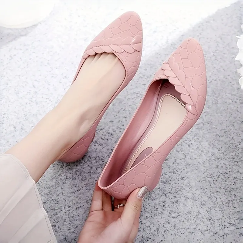 Elegant EVA Block Heel Flats for Women