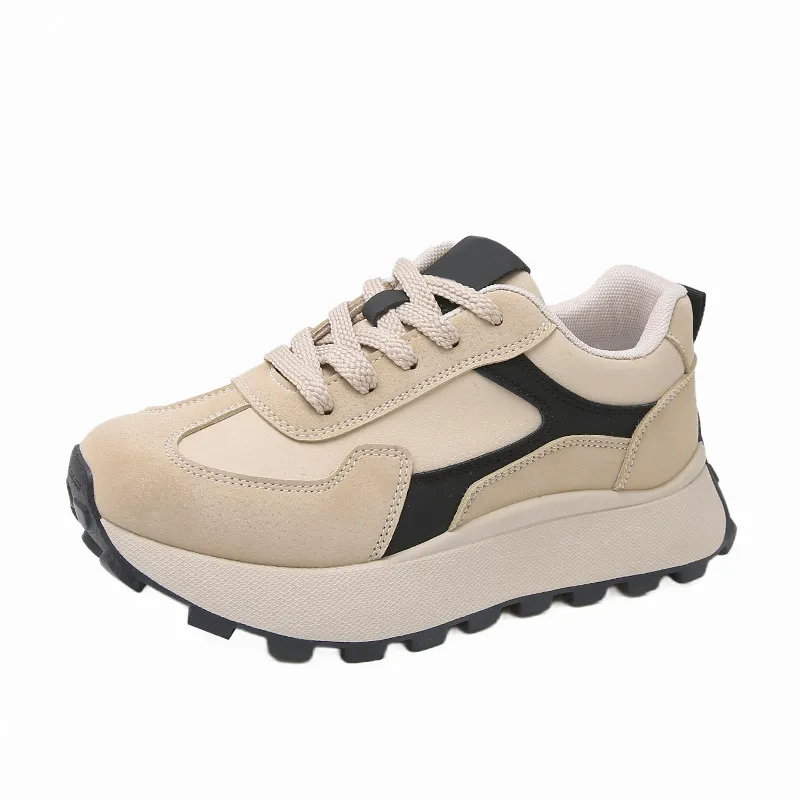 Women's Casual Breathable Orthopedic High-Heeled Walking Shoes