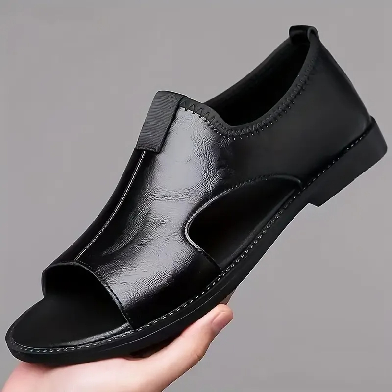 Men's Vintage Open Toe Breathable Slippers