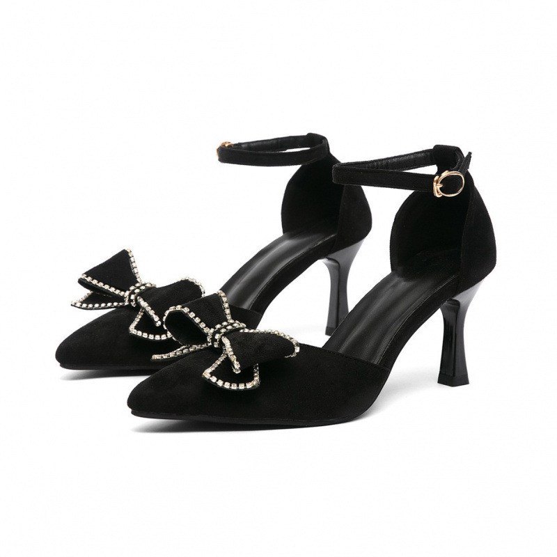 Women's Elegant Bowknot Design High Heel Shoes