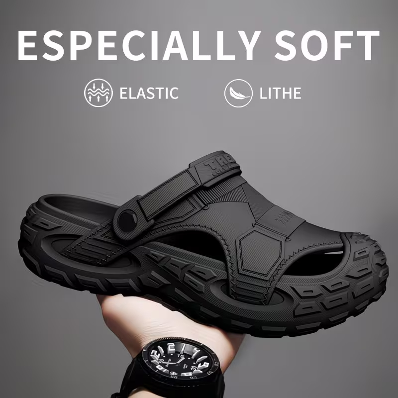 Extra Soft Lithe Elastic Thick Sole Men's Outdoor Sports Sandals