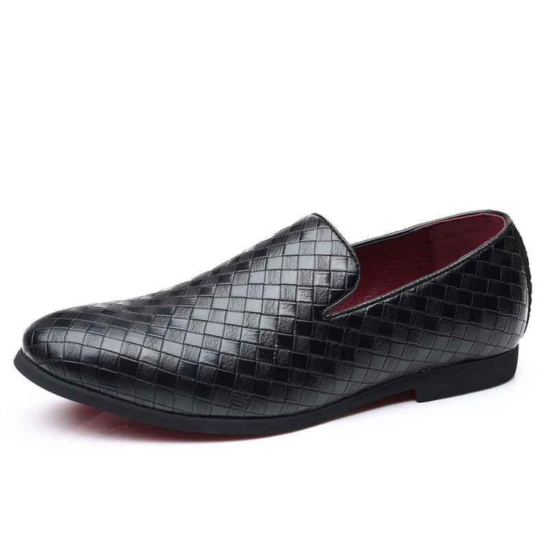 Braided Shoes Breathable Business Casual Handmade Loafers