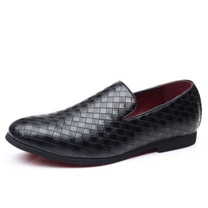 Braided Shoes Breathable Business Casual Handmade Loafers