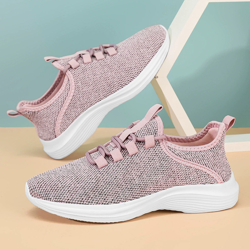 Women's Breathable Lace-up Running Shoes