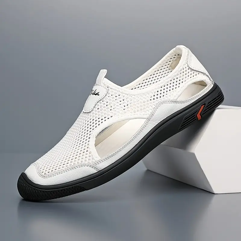 Men's Breathable Mesh Slip-On Hiking Shoes