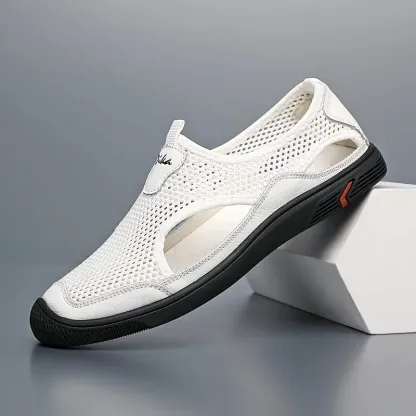 Men's Breathable Mesh Slip-On Hiking Shoes