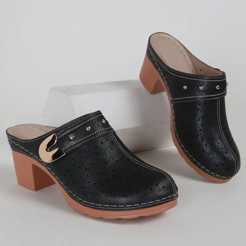 Womem’s Breathable Block Heel Sandals