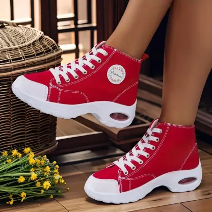 Women's Breathable Mid-Top Casual Sports Shoes