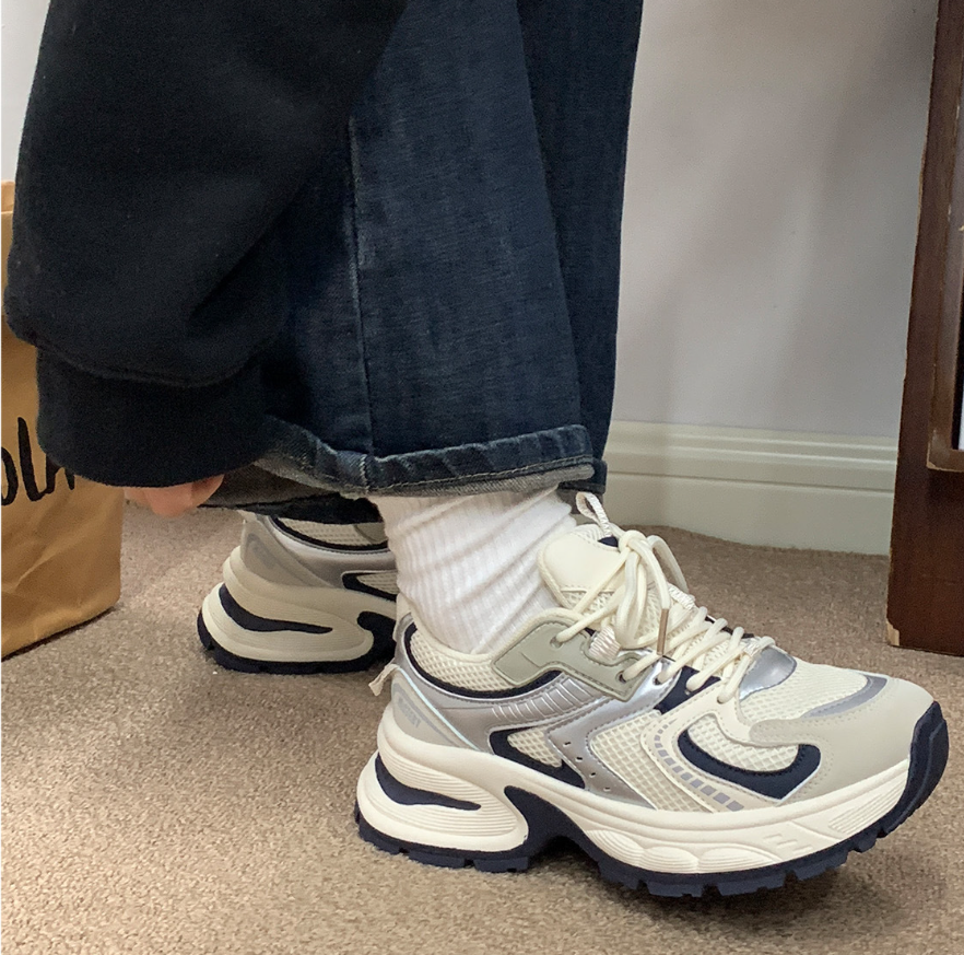 Thick Shoes Casual Sporty Breathable Height Increasing Sneakers