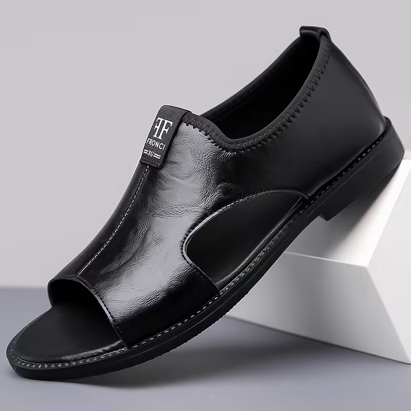 Men's Vintage Open Toe Breathable Slippers