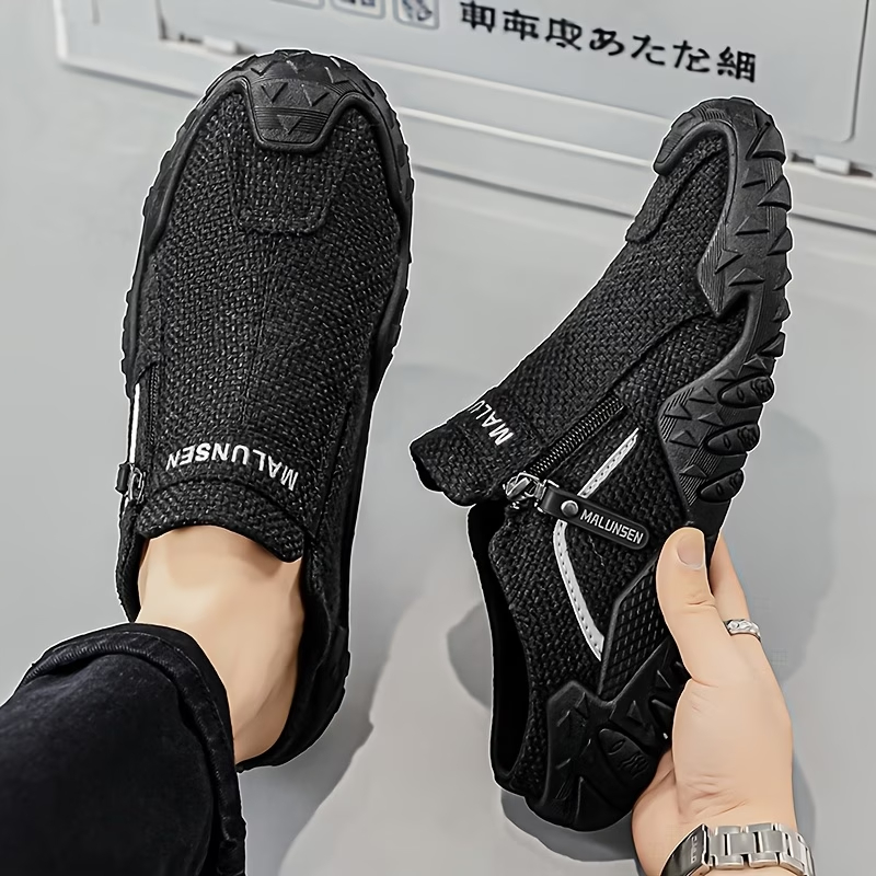 Men'S Lightweight Linen Mule Slippers