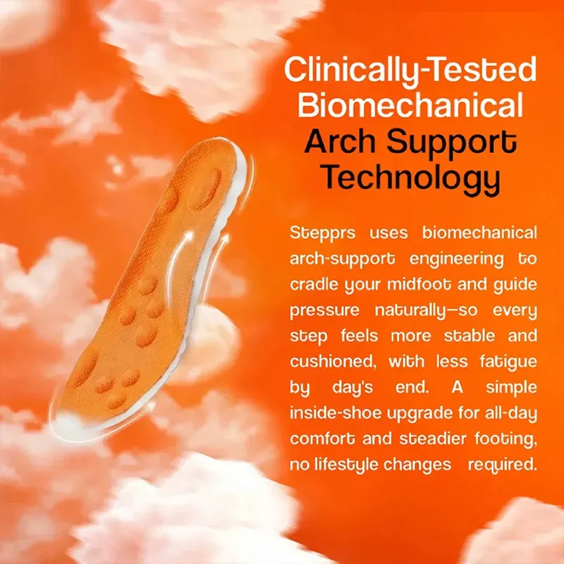 Orthotic Massage Insoles | Foot Pain Relief | Arch Support Shoe Inserts