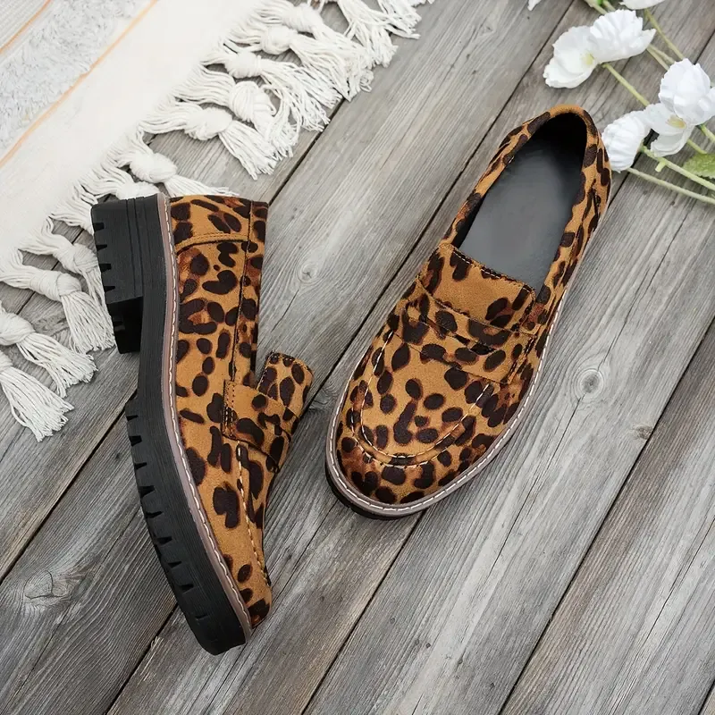 Women Comfort Platform Chunky Slip On Shoes