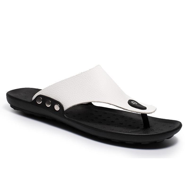 Men's Non-Slip Slip Leather Sandals