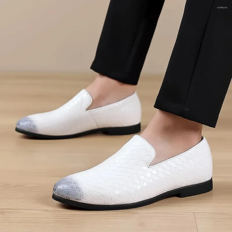 Braided Shoes Breathable Business Casual Handmade Loafers