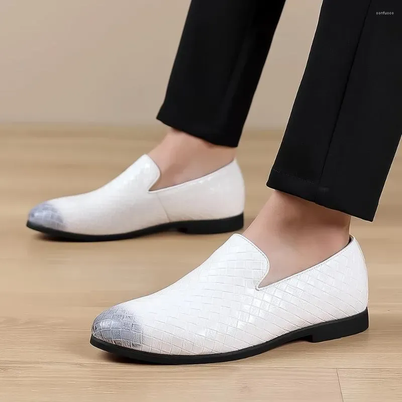 Braided Shoes Breathable Business Casual Handmade Loafers