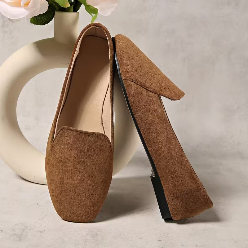 Women'S Soft Sole Fabric Upper Toe Flat