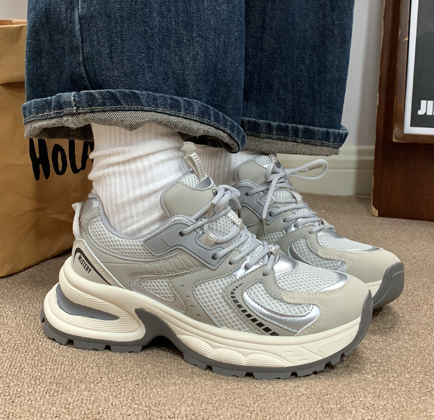 Thick Shoes Casual Sporty Breathable Height Increasing Sneakers