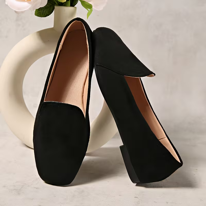 Women'S Soft Sole Fabric Upper Toe Flat
