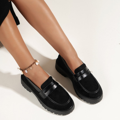 Women Comfort Platform Chunky Slip On Shoes