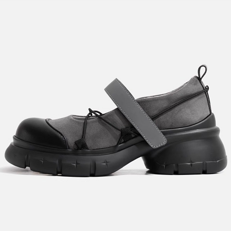 Adjustable Thick Platform Heel Mary Jane