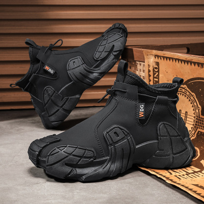 Men‘s Plush Warm Soft Waterproof Hiking Boots