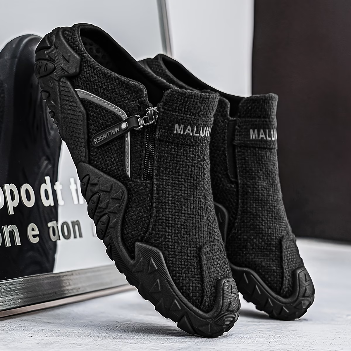 Men'S Lightweight Linen Mule Slippers