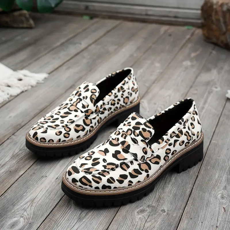 Women Comfort Platform Chunky Slip On Shoes