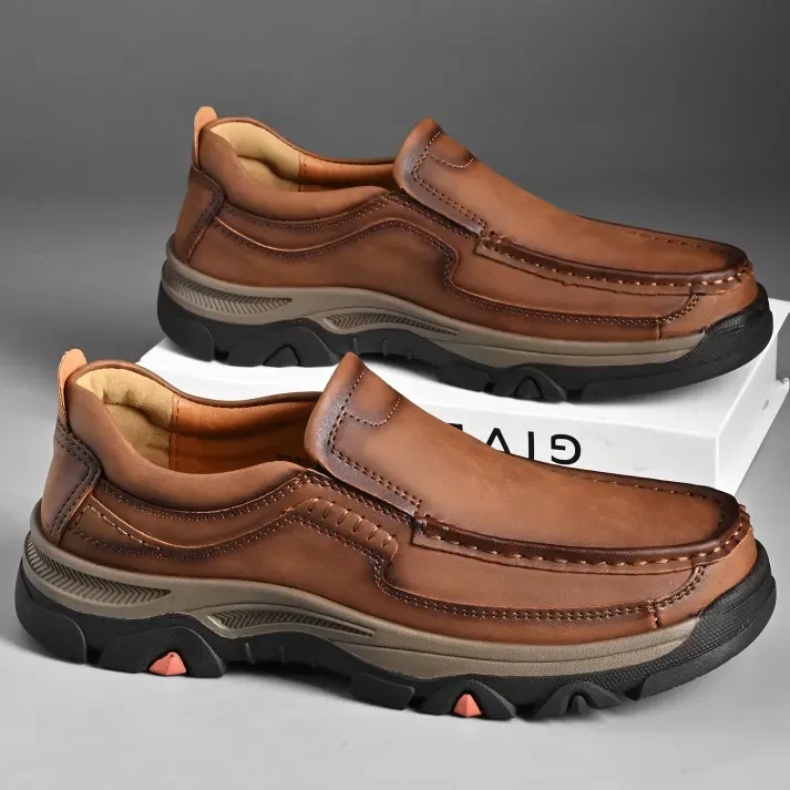 All-Day Comfort Casual Leather Slip On Loafers