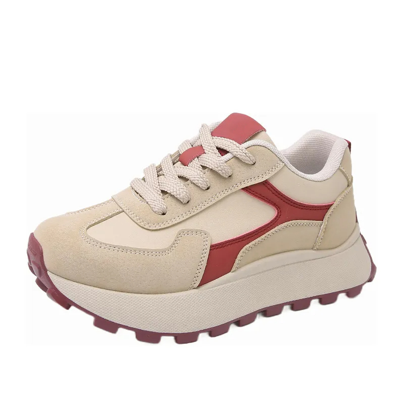 Women's Casual Breathable Orthopedic High-Heeled Walking Shoes