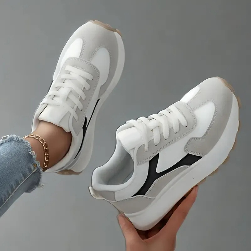 Women's Casual Breathable Orthopedic High-Heeled Walking Shoes