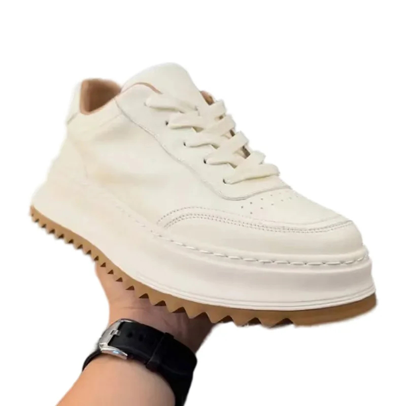 Retro Horsehide Soft Sole Casual Sneakers