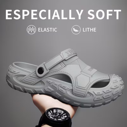 Extra Soft Lithe Elastic Thick Sole Men's Outdoor Sports Sandals