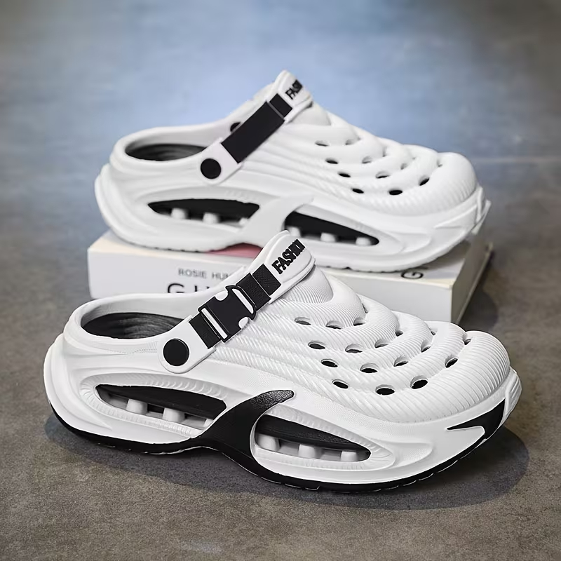 Air Cushion Hollow Chunky Clogs
