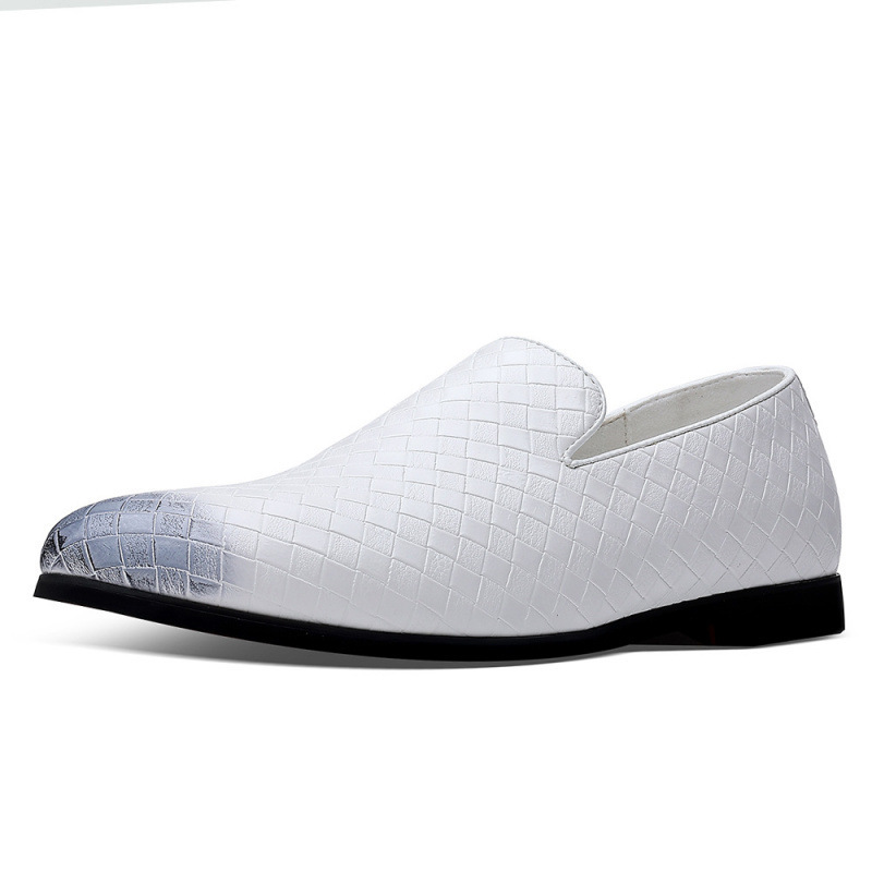 Braided Shoes Breathable Business Casual Handmade Loafers