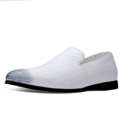 Braided Shoes Breathable Business Casual Handmade Loafers