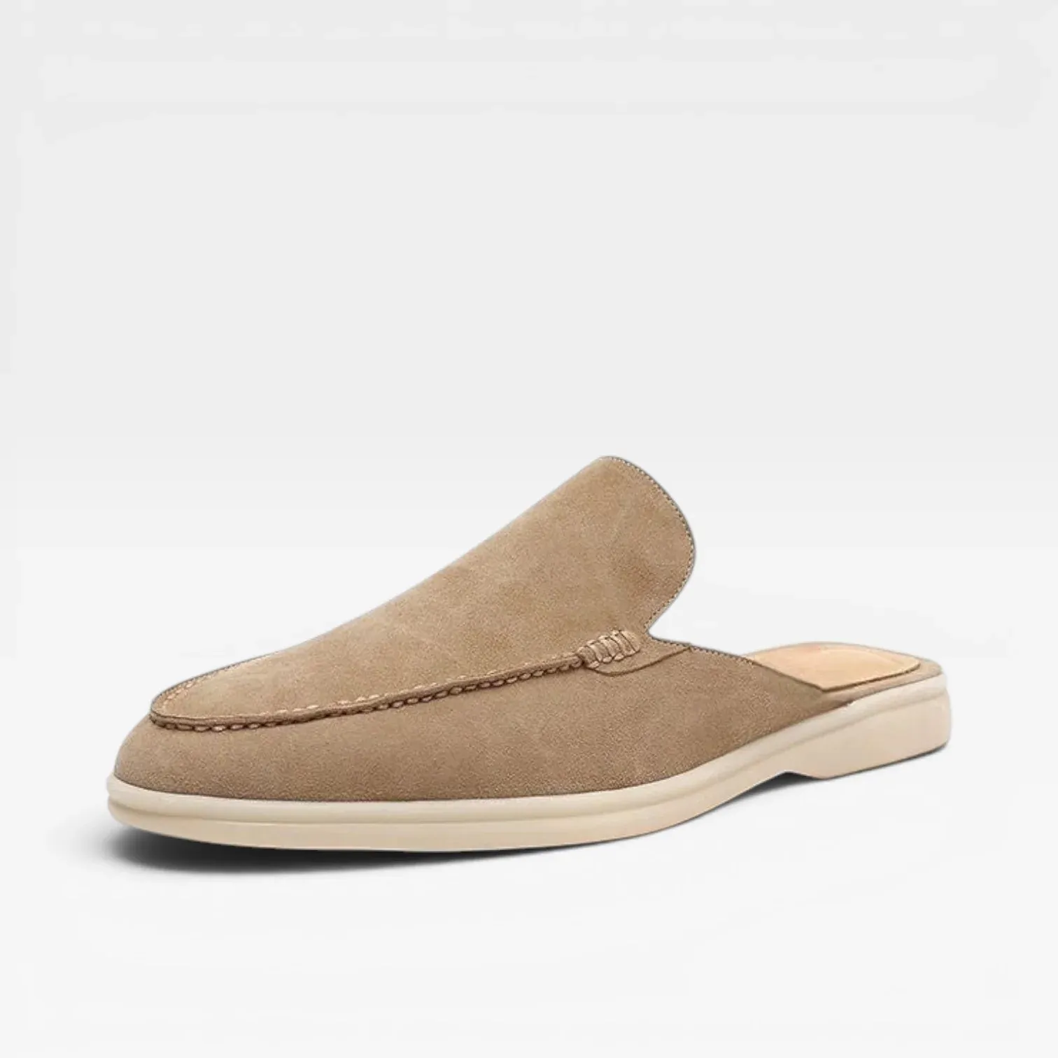 Men's Suede Mules – Backless Slip On Loafers Smart Casual Slides