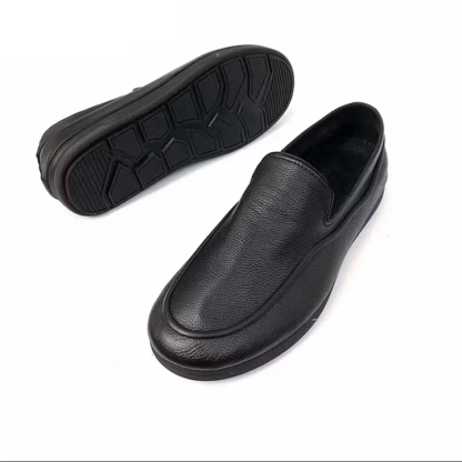 Casual Fashion Soft Sole Flat Heel Leather Shoes|Soft Loafer