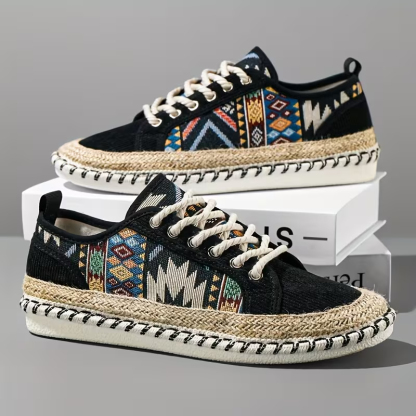 Men's Breathable, Casual & Vintage Style Bohemian Espadrille Sneakers
