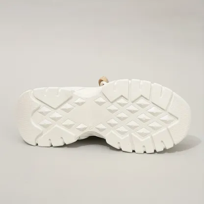 Womens Lightweight Platform Mesh Sneakers