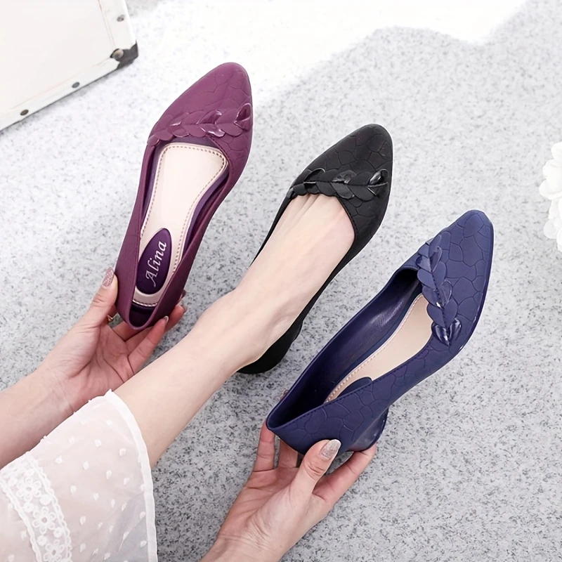 Elegant EVA Block Heel Flats for Women