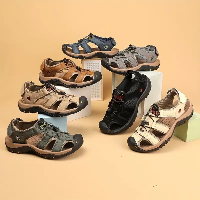 MD Bounce Shock Absorption Outdoors Versatile Hiking Sandals 
