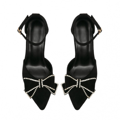 Women's Elegant Bowknot Design High Heel Shoes