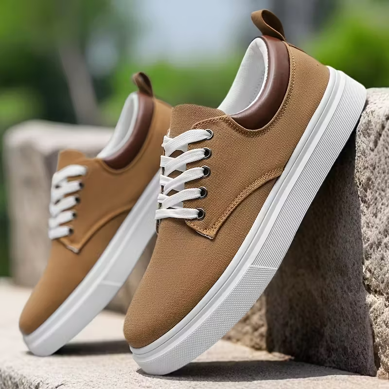 Men'S Casual Lightweight And Comfortable Canvas Shoes